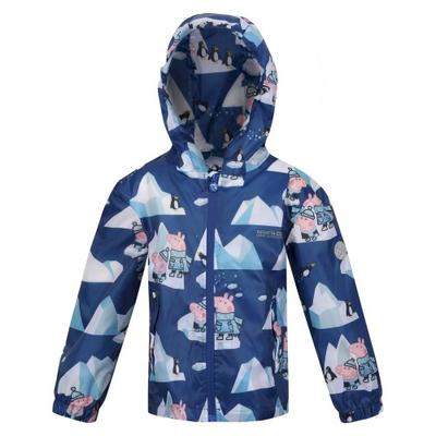 Childrens/Kids Penguin Peppa Pig Packaway Waterproof Jacket
