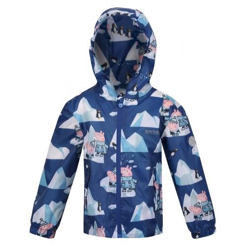 Regatta Childrens/Kids Penguin Peppa Pig Packaway Waterproof Jacket