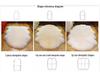 Australian Sheepskin Wool Chair Cushion - Round Mat for Dining Chairs & Sofas