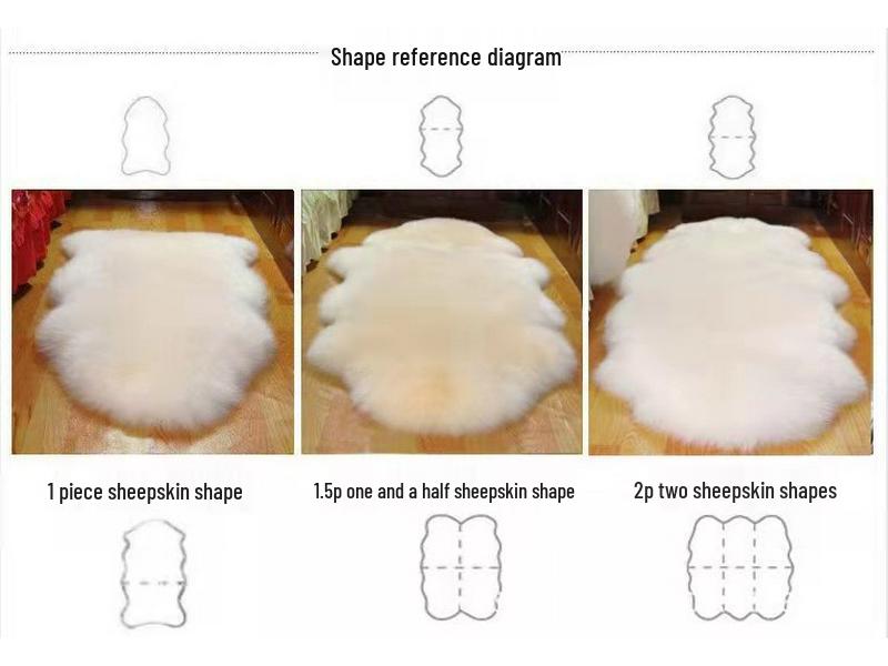 Australian Sheepskin Wool Chair Cushion - Round Mat for Dining Chairs & Sofas