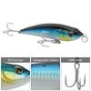 Sinking Pencil Fish Lure Hard Bait 3D Eyes with Hook Split Ring Fishing Tackle004