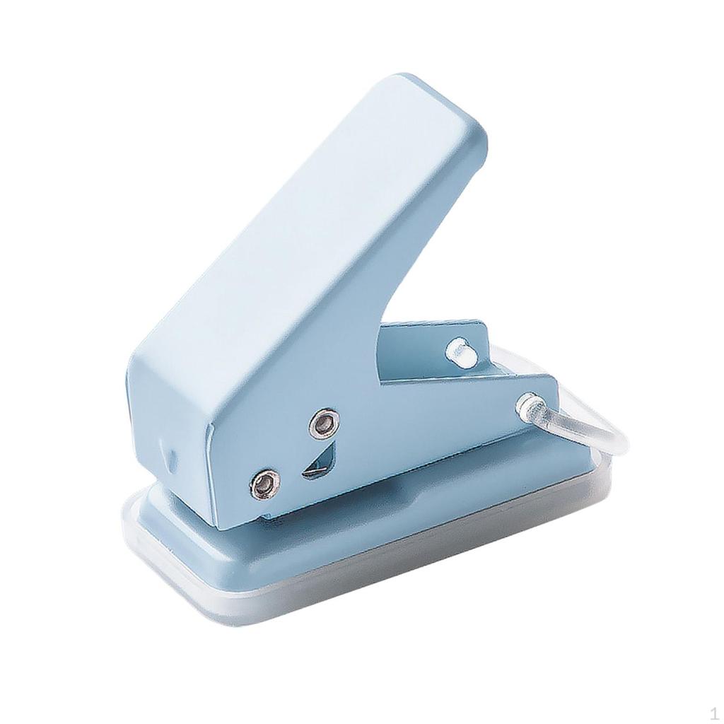 Compact Handheld Paper Punch - Effortless Mini Size for Kids and Adults