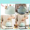 Modern Stainless Steel Whistle Kettle With Collapsible Handle For Home Kitchen And Gift Use