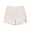 MLB SS22 New York Yankees Basic Solid Color Small Logo Straight Leg Mid Rise Casual Shorts Unisex Shorts Cream 3ASMB0623-50CRS