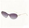 Men's and women's cat's eye sunglasses, American version glasses, letter UV-proof trimmed sunglasses G