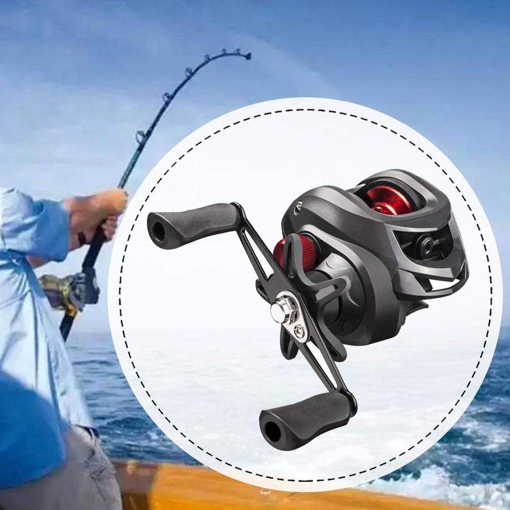 Fishing Reel 7.2:1 Casting Comfortable Handle for Pond Summer Freshwater River