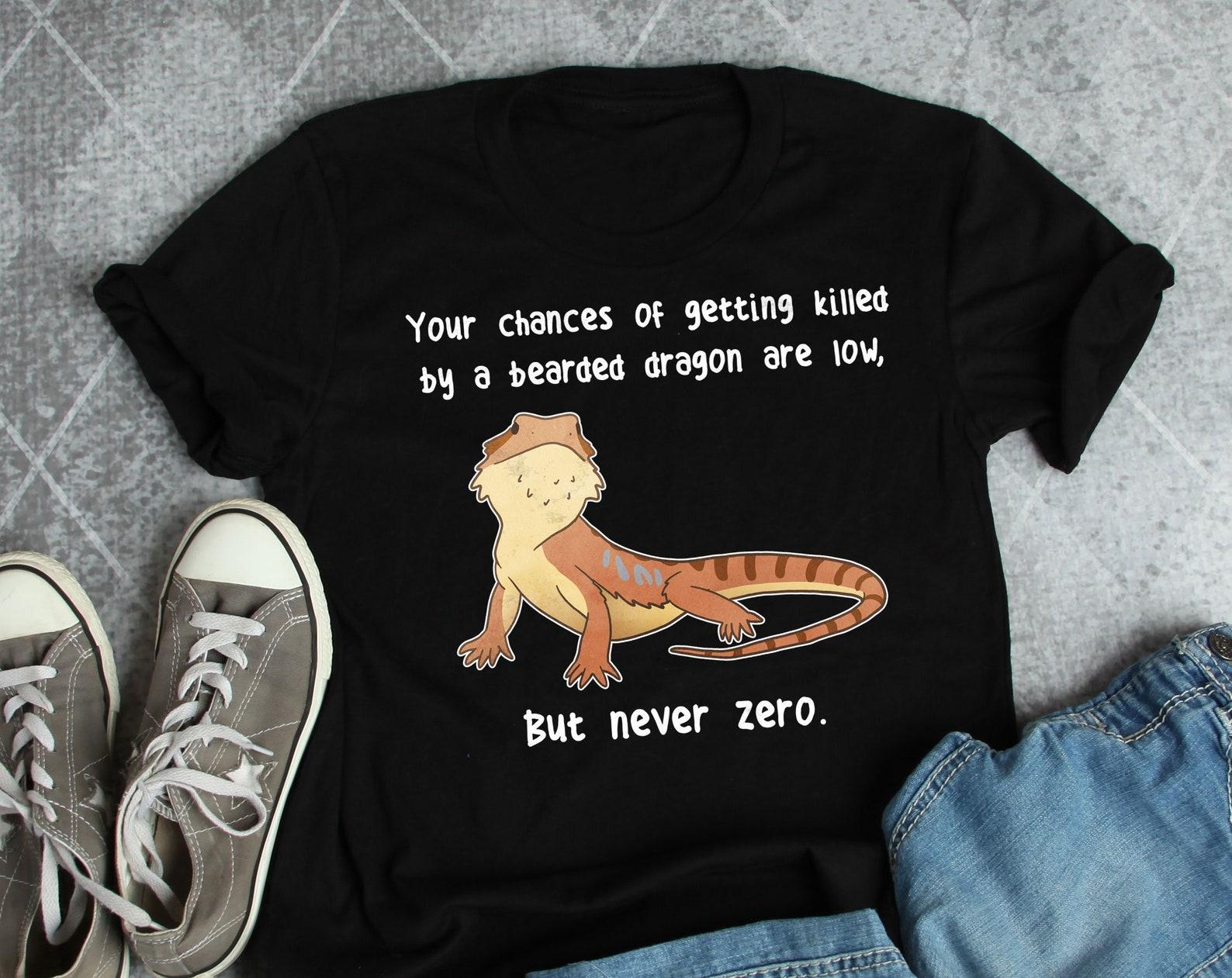 Bearded Dragon Shirt, , Tshirt, Pet Reptile Lover Gift, Funny Lizard T-Shirt, Cute Bearded Dragon Tee Beardie Mom Dad Herpetologist 110