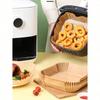 100pcs Paper Air Fryer Liners, 6-Inch Non-Stick Circular Baking Paper, Compatible With Most Air Fryers
