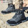 Male Anti static Work Boots Anti-smash Safety Shoes Men Anti puncture Steel Toe shoes Protection Indestructible shoes Non-slip