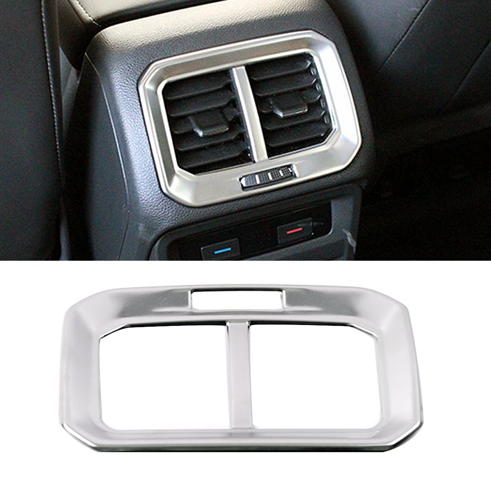 Für Volkswagen VW Tiguan MK2 2017- Edelstahl Innenzubehör Mittelkonsole mattsilberne Dekoration