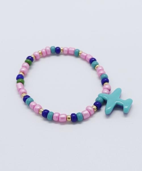 Bonbeau Formica Airplane Beads Bracelet Formica Two-Tone Airplane Bead Bracelet