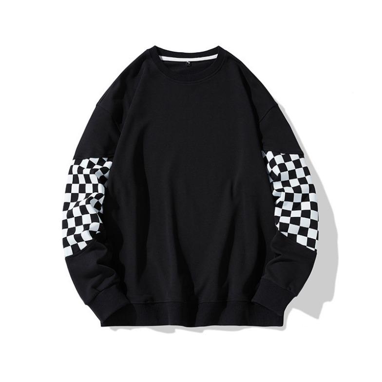 Herren Sweatshirt Frühling und Herbst Lässig Rundhals Pullover Herren Off-Shoulder Sweatshirt Geeignet für Sekundärentwicklung 320g