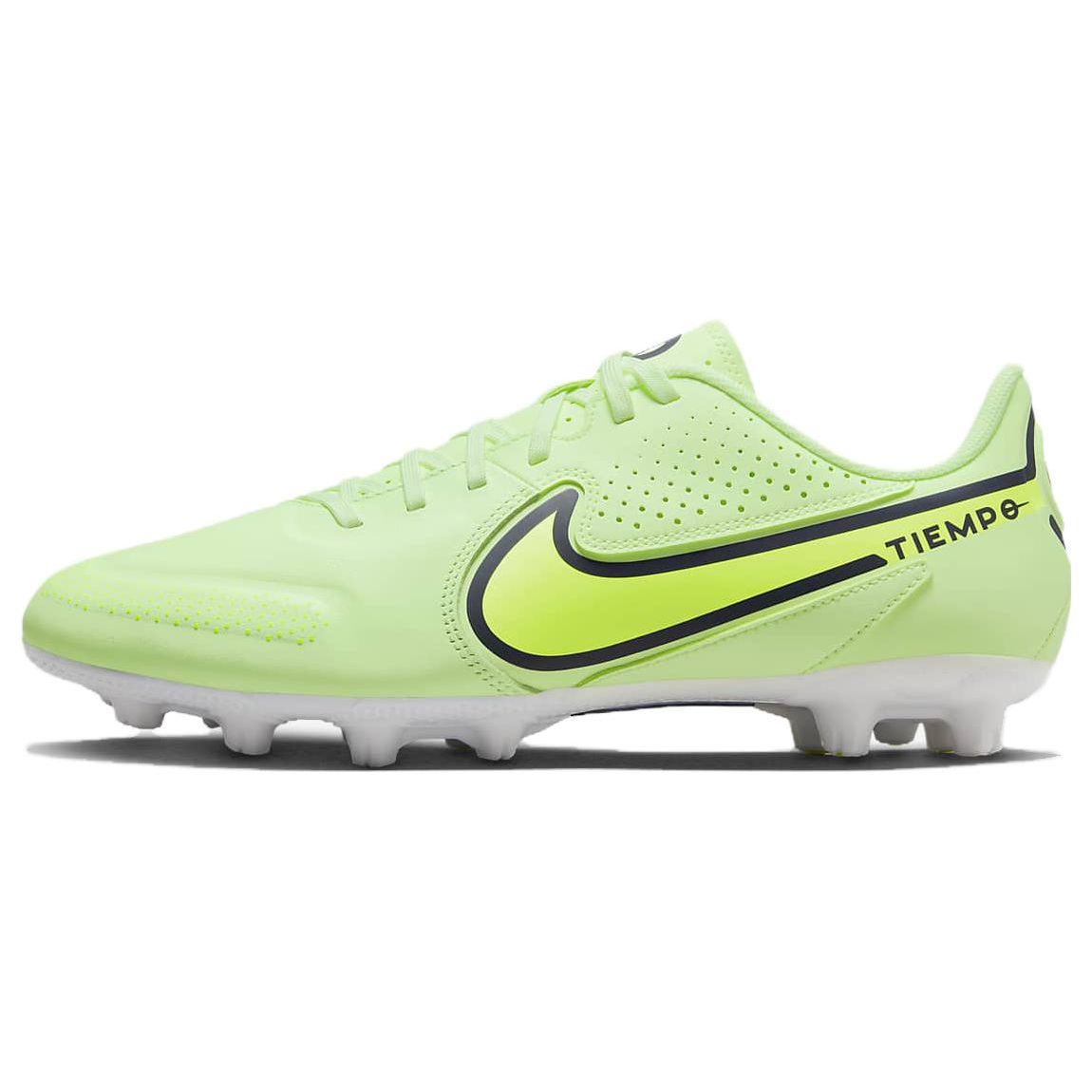 

Nike Tiempo Legend 9 Academy Удобные футбольные бутсы с круглым носком AG HG Мужские футбольные бутсы Зеленые Черные DB0626-705 40