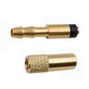Anti Leakage Barbed Copper Tire Valves Connector Adapter with Sealed Rings for Vehicle Motorcycle Bike Tire Inflation