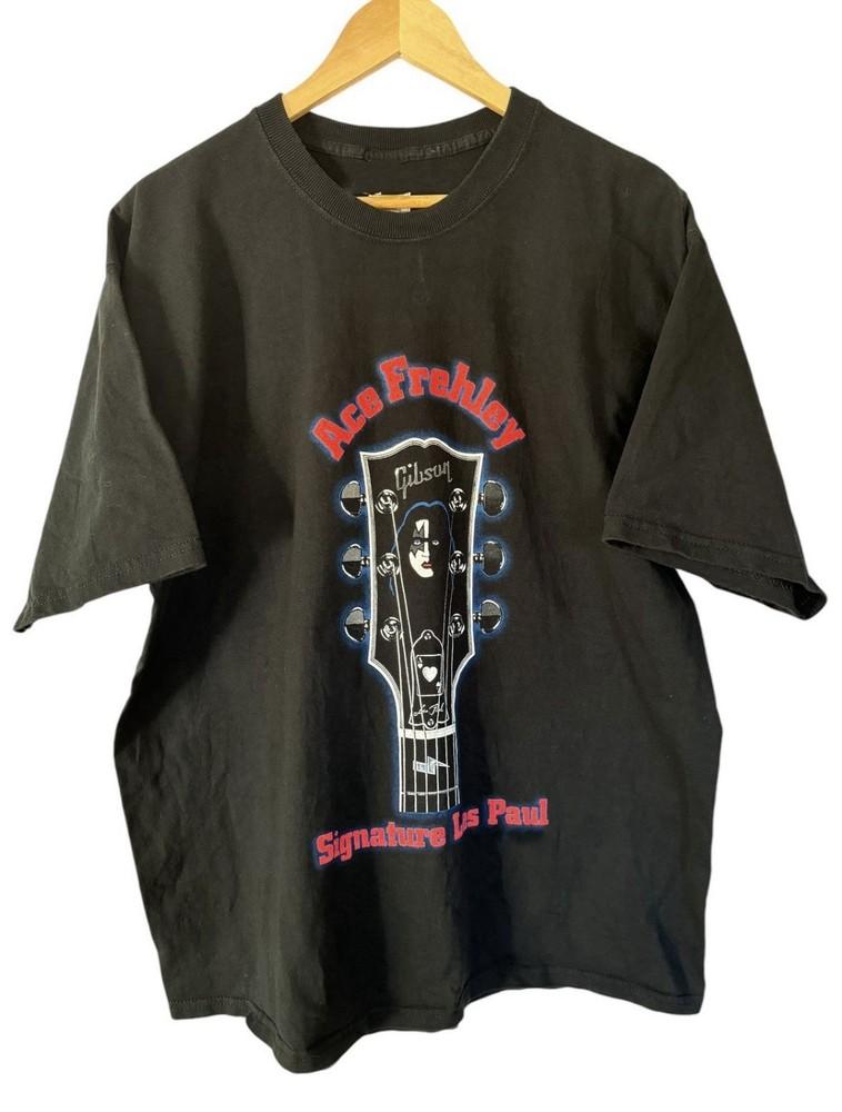 

Vintage 90s Ace Frehley Short Sleeve Unisex Shirt Black S5XL BB383 Unisex T-Shirt S разноцветный
