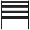 VidaXL Headboard Black 96x4x100 Cm Solid Pine Wood 818404
