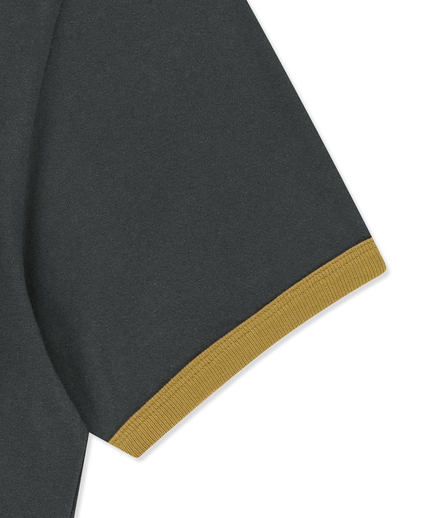 BROWNBREATH Bb Ringer Tee - Charcoal