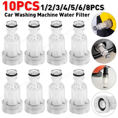 1-10 piezas Máquina Limpiadora de Coche Filtro de Agua 175PSI Conexión Lavadora de Alta Presión Para Serie Karcher K2-K7 Adaptador de Manguera de Tubería de Jardín