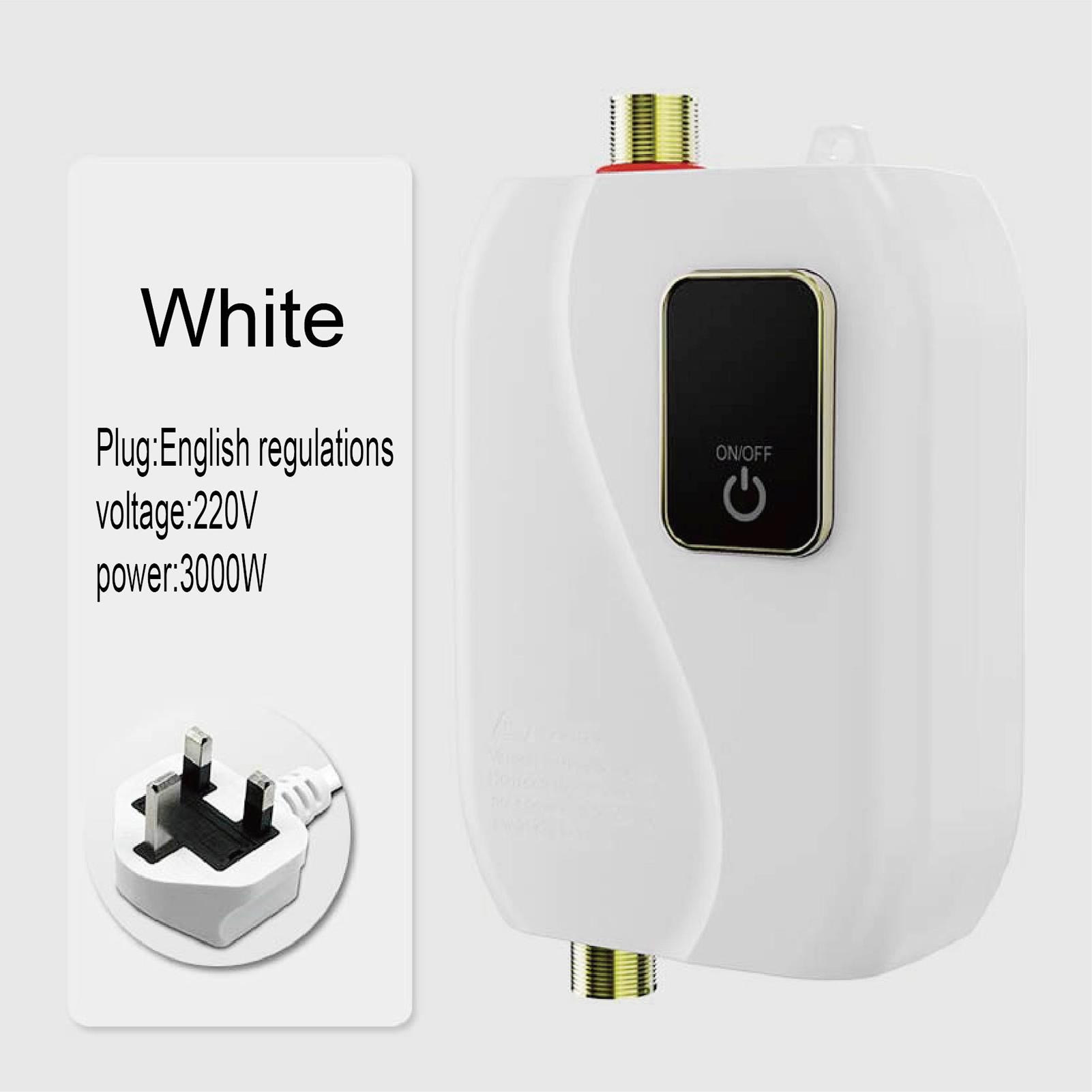 Water Heater 220V 3500W   Electric Tankless Hot Water Heater Bathroom Kitchen Washing with LCD Display for Shower Bathroom Kitchen Washing