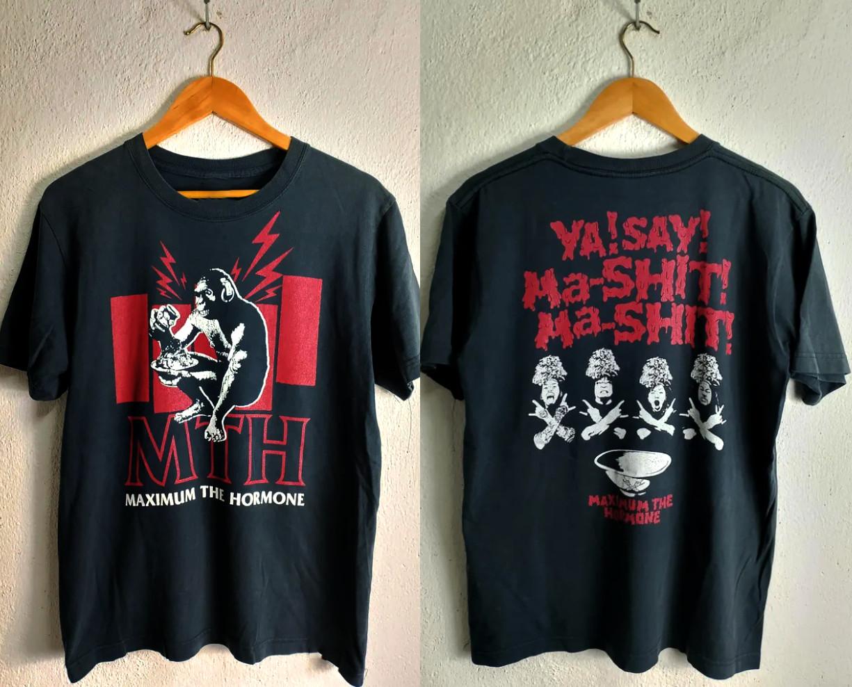 Gift For Fans 2sides Maximum the Hormone Band Tour Black T-shirt S to 5XL NZ959 XXXXL