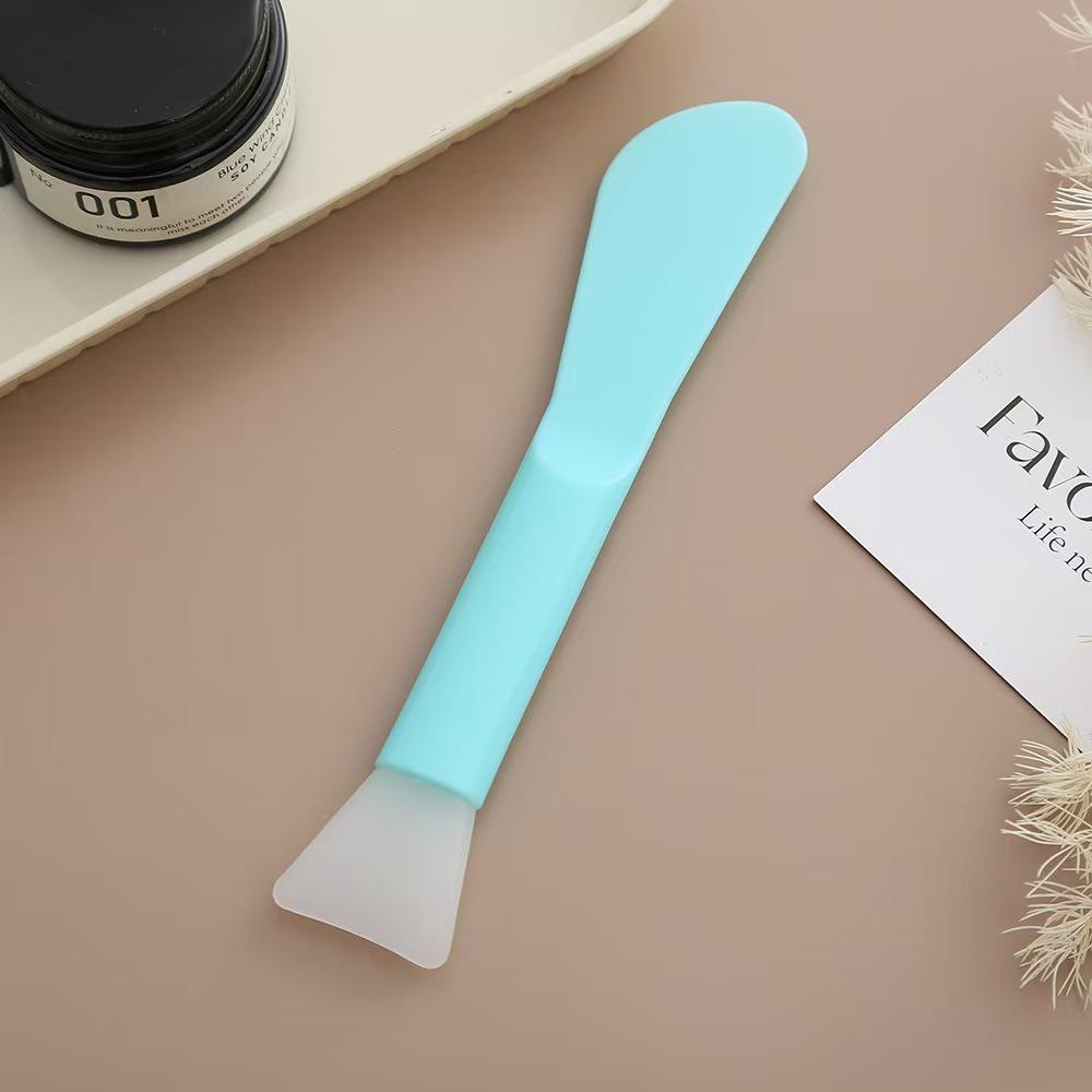 

Двусторонняя силиконовая кисть для маски для лица - Аппликатор с мягкой щетиной для глиняных масок и очищения