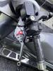 Compatible with motorcycles and Aluminum brake and clutch lever handlebar and parking brake lever adjustment and indigo with parking brake
