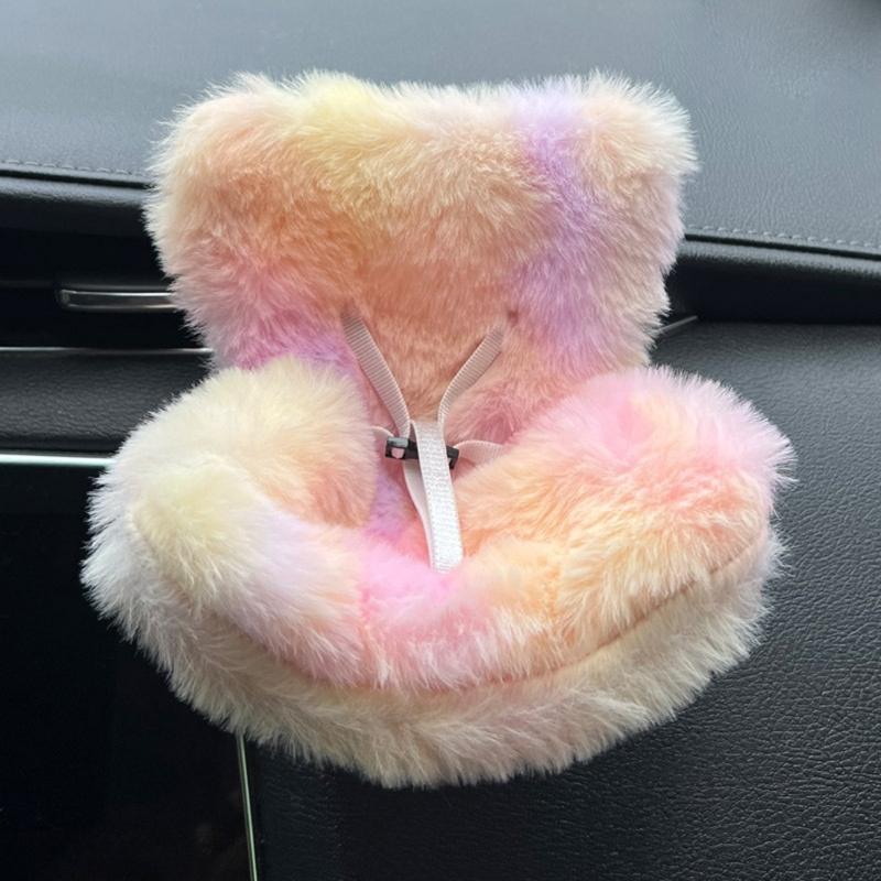 Adjustable Safety Strap Doll Furry Sofa Car Vent Clip Holder For Decorative Displays 10-17cm Figures