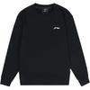 Li Ning Sweatshirts Men's Black Crew Neck Moderate Regular AWDE252-1