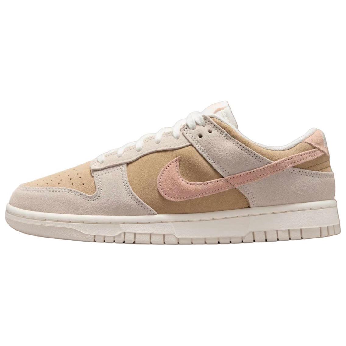

Nike Женские кроссовки Dunk Low Phantom Washed Coral Коричневый Парашютно-бежевый Парусина IB4367-030 36.5