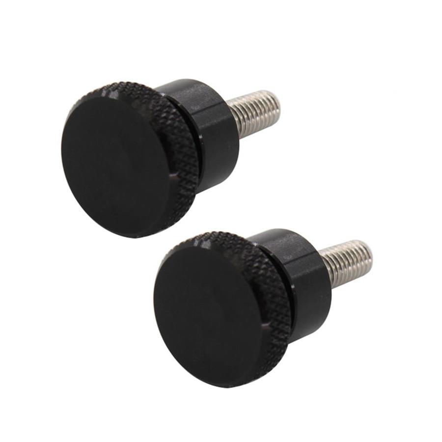 2 Pcs Tool Free Seat Bolts Short Screws For Thruxton Bonneville Scrambler T100