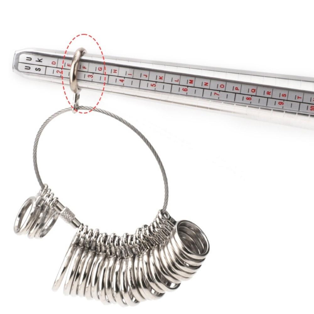 Accurate Measurement Ring Measurement Tool Finger Ring Gauge Kit  Jewelry Sizing Measuring