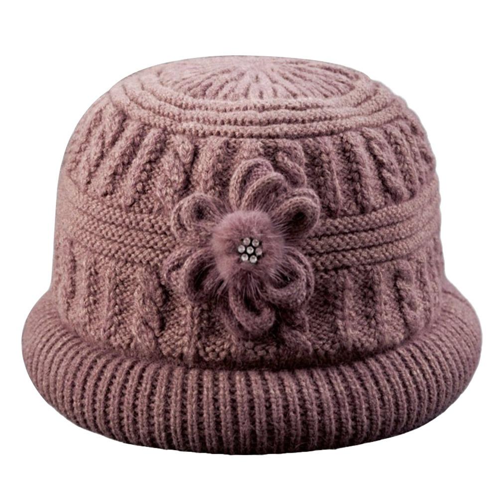 Soft Women's Fisherman Hat Windproof Mom Hat NEW Middle-aged Hat Keep Warm