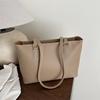 Retro high-end commuter handbag spring new versatile solid color work shoulder bag tote bag