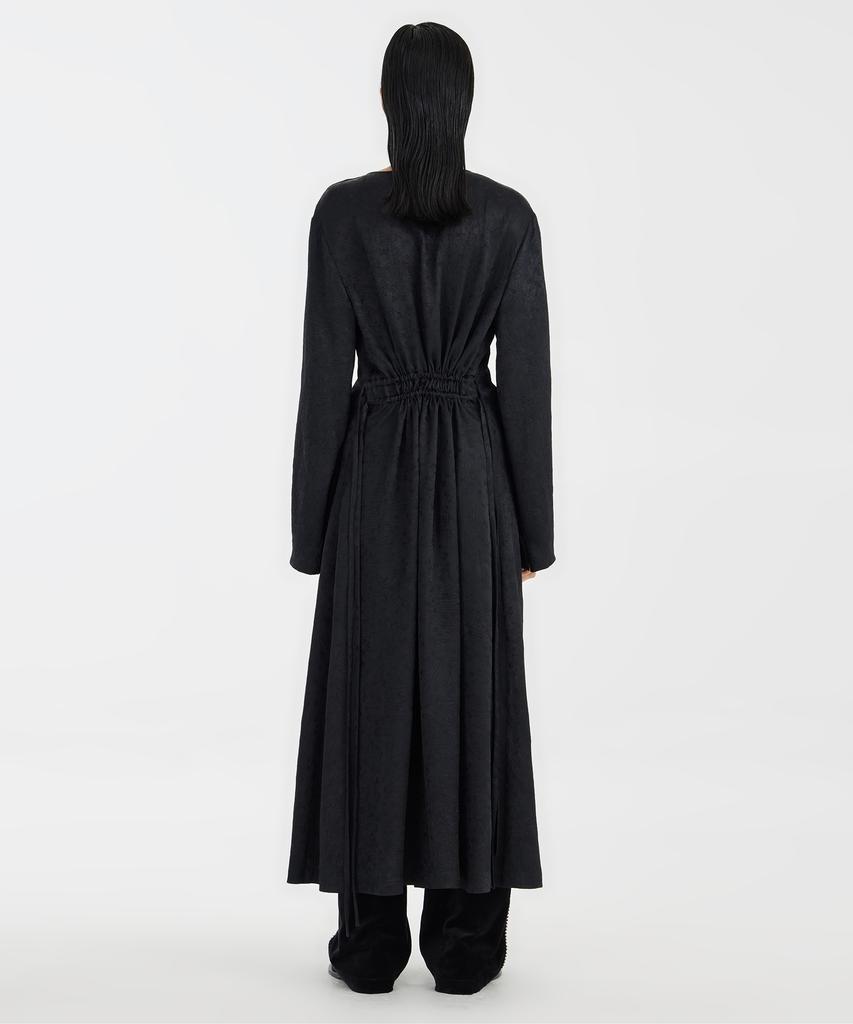Youth Buttoned Maxi Dress - Black