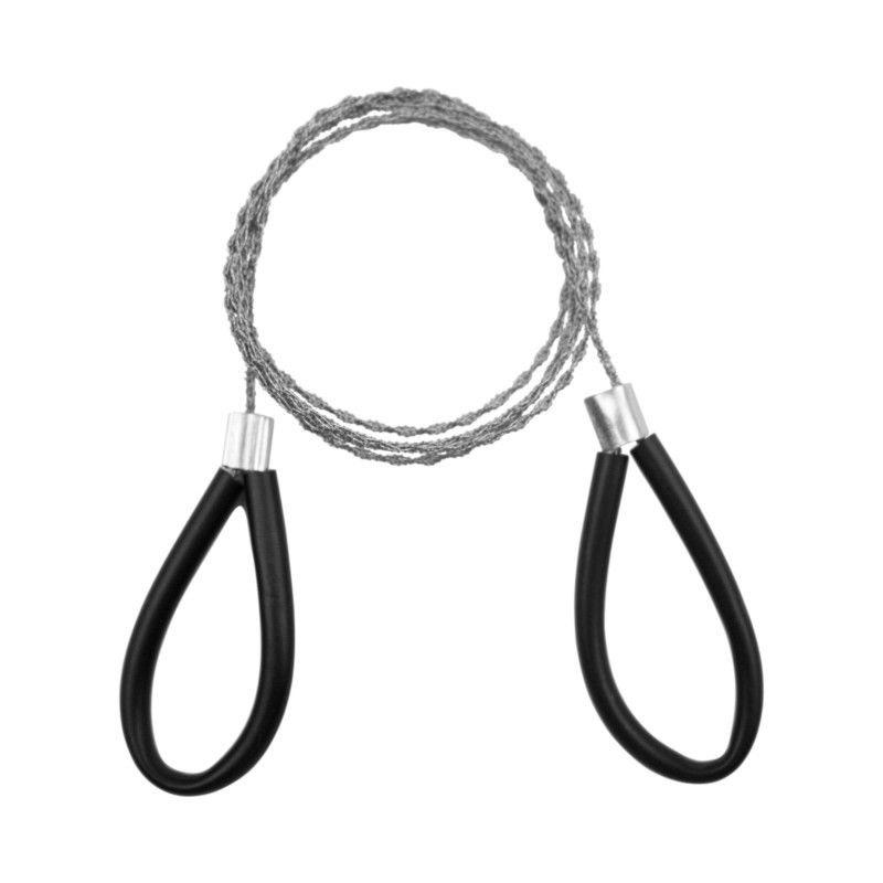 1Pc Hand-operated Wire Saw, 304 Stainless Steel, Outdoor Mountaineering Travel Camping Supplies, Survival Equipment, Saw