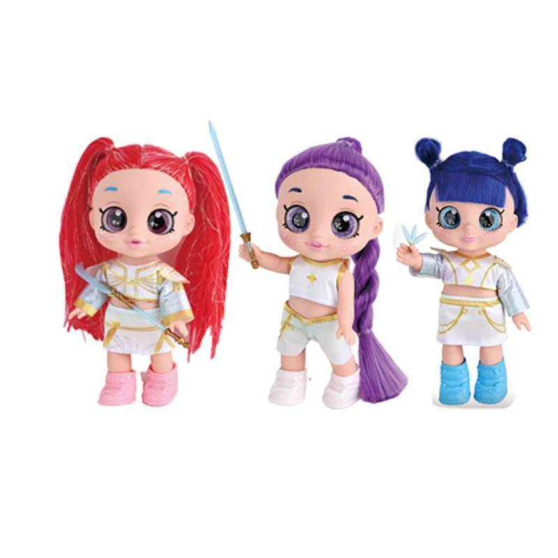 Kpop Demon Hunters Rumi Mira Zoey Mini Figure Plastic Toy With Weapons For Fans And Kids