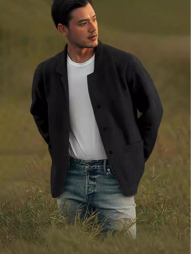 2024 Trending Men's Solid Color Fashion Jacket - Youth Casual Style
