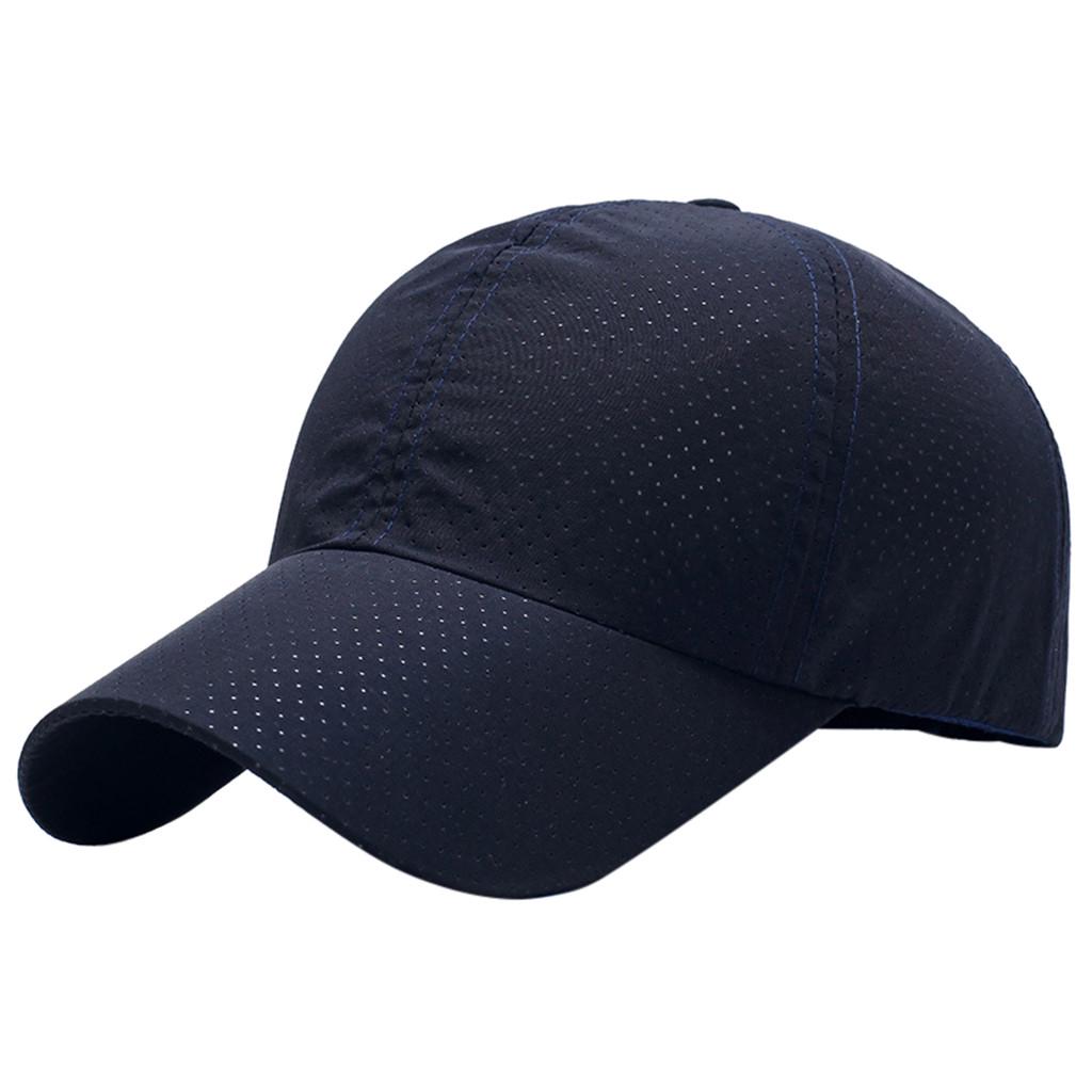 Breathable Lightweight Sports Cap for Men and Women, Adjustable Quick-Dry Baseball Hat for Outdoor Activities