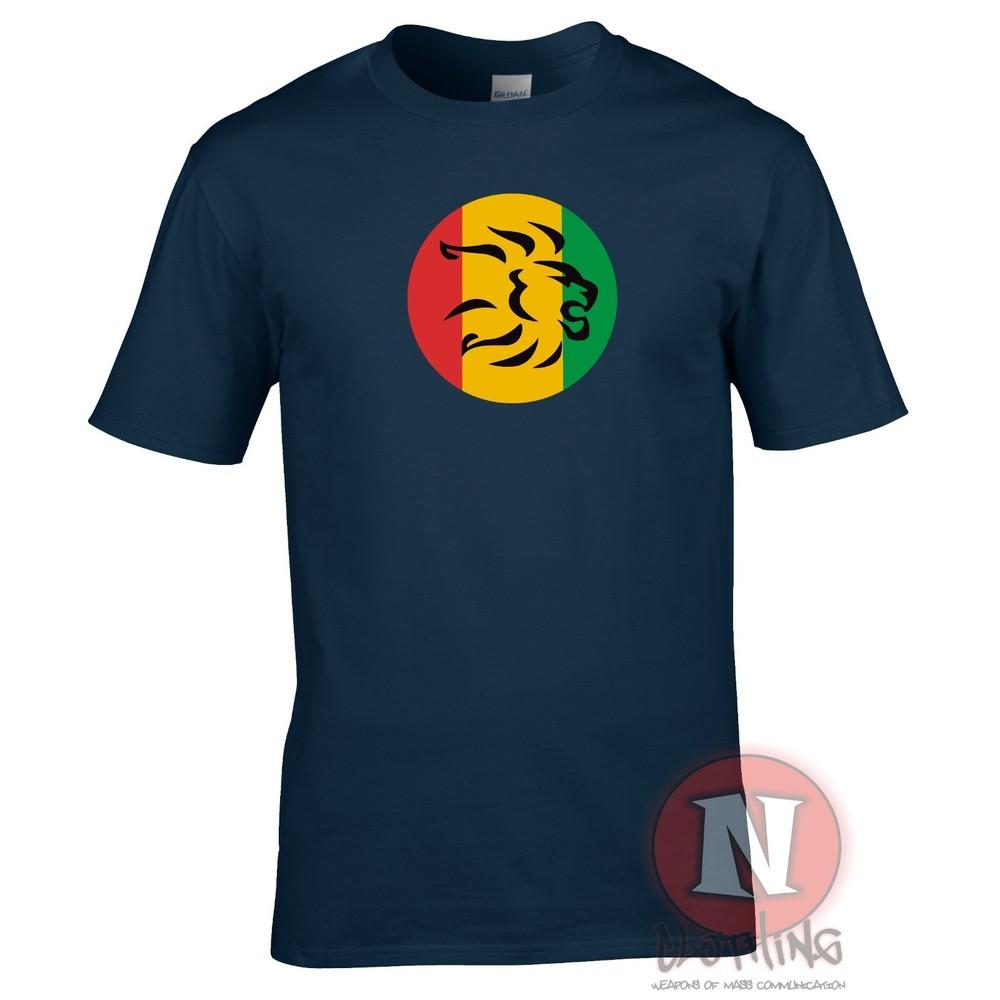 Rasta Lion Head Reggae Dub Step Music Dance TShirt S