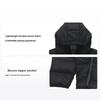 Einfarbiges Logo Zip-Up Winddicht Warm Kapuzen-Daunenjacke Herren Oberbekleidung Schwarz 1364903-003