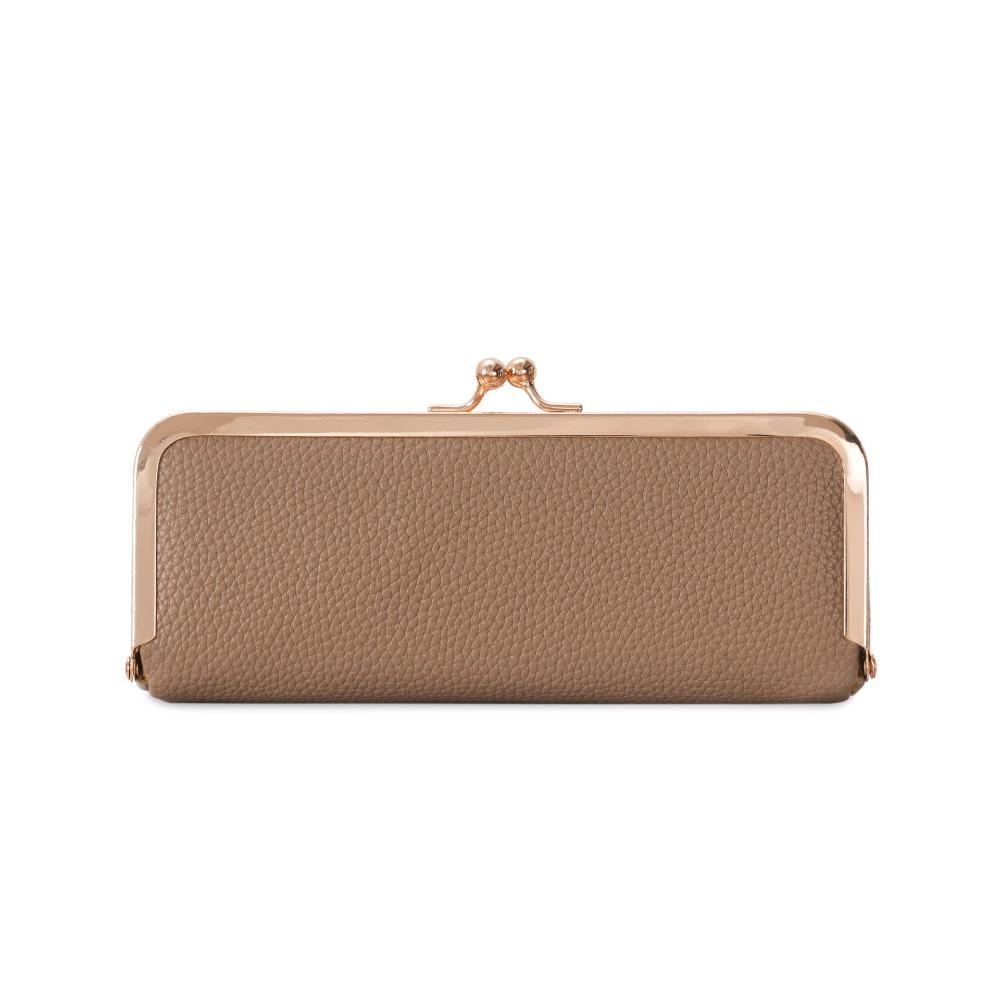 Automatic Closing PU Leather Jewelry Storage Bag Anti-lost Design Makeup Bag  Home Storage хаки