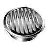 Elegant Round Sturdy Stainless Steel Soffit Ventilation Grille with Builts In Bathroom Home Accessory for Apartments