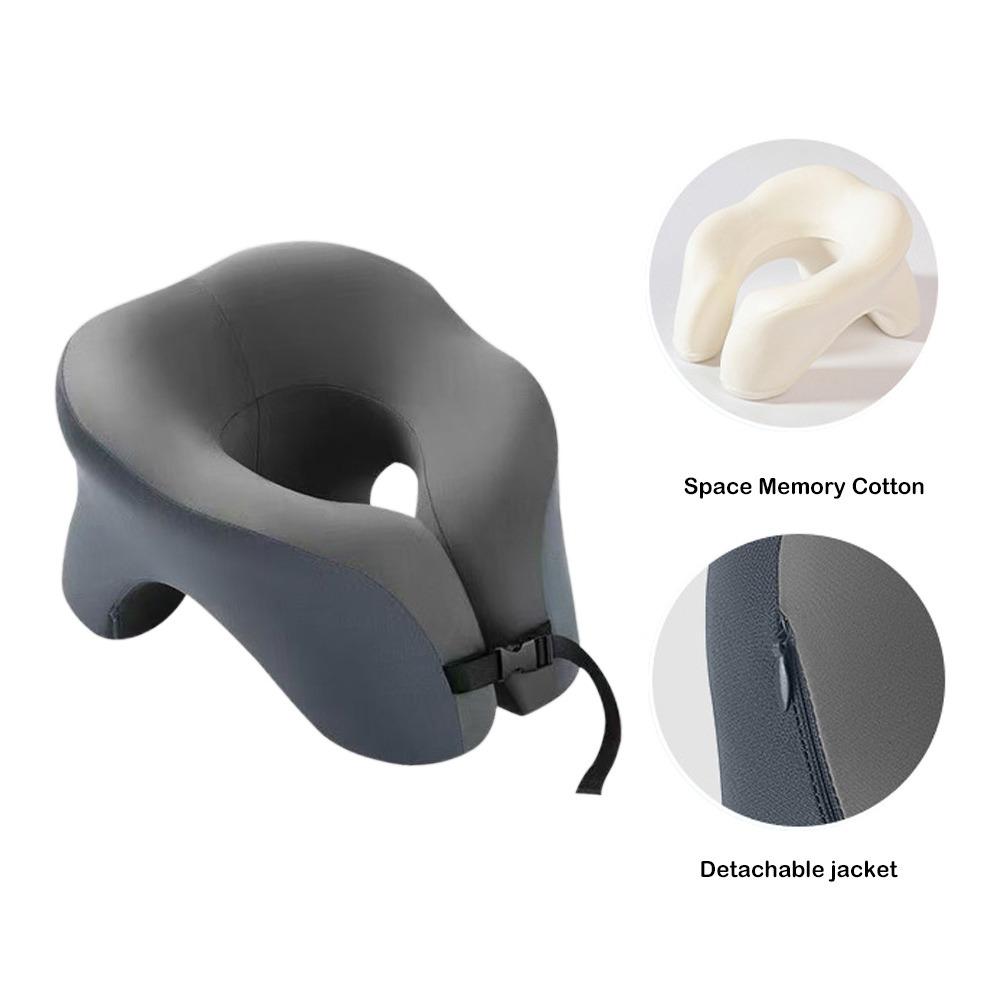 Neck Protect Travel Pillow Cushion Without Carry Bag Memory Foam Neck Cushion Travel Essentials Ear Cervical Healthcare