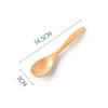 Small Wooden Spoon Children Soup Spoon Natural Wood Japanese Honey Sugar Salt Seasoning Spoon Dessert Tea Coffee Scoop Spoon