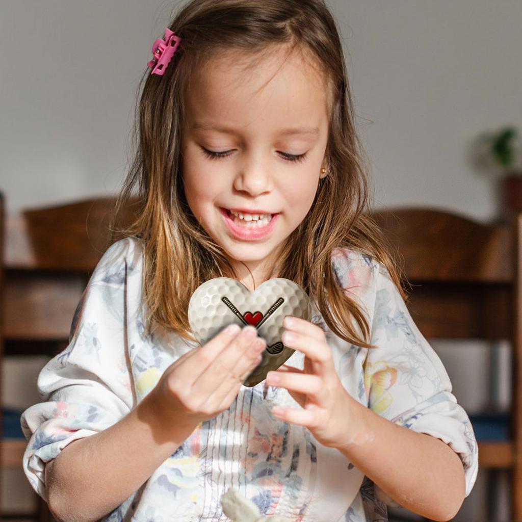 Golf Pocket Hug Charmings Heart-Shaped Ornament Themed Gift