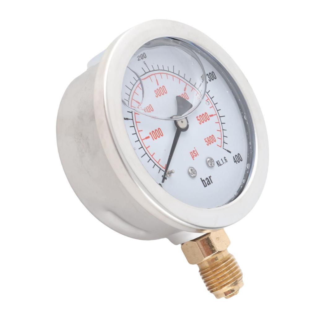 0‑400BAR 0‑ 0PSI G1Celsius4 68mm Hydraulic Pressure Measuring Gauge, Water Pressure Measuring, Hydraulic Pressure Measuring