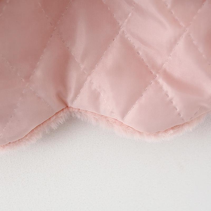 Winter Female Baby Cartoon Coat Hooded Female Infant Toddler Fur (free Bag)