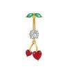Simple Heart Bow Belly Button Rings Stainless Steel Navel Piercing Barbell For Women Belly Ring Beach Jewelry Gifts