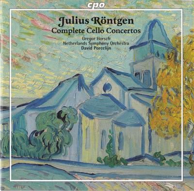 CD GREGOR HORSCH, NETHERLANDS SYMPHONY - Julius Roentgen: Cello Concertos No 7772342 Cpo 2013 Japan Classical Used
