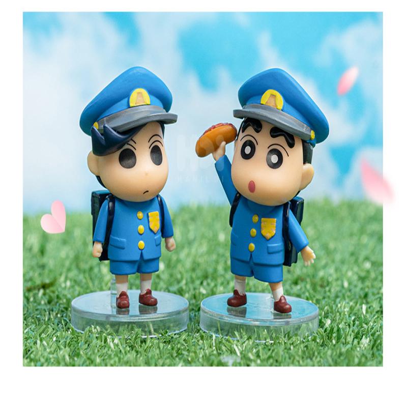 Crayon Shin-chan Schulserie Blind Box Figur Authentisch Zufällig 1 Stück NEU